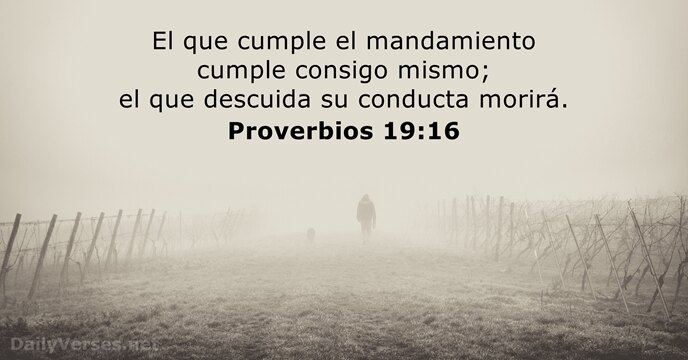 proverbios 19:16