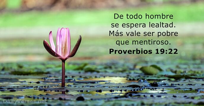 Proverbios 19:22