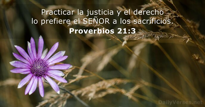 Proverbios 21:3