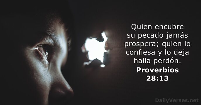 proverbios 28:13