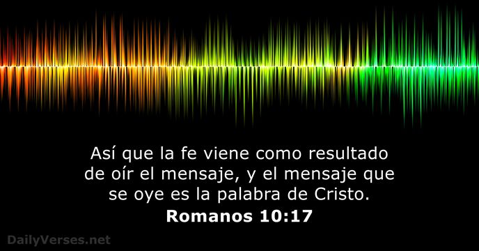 Romanos 10:17