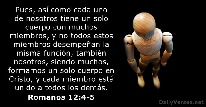 romanos 12:4-5