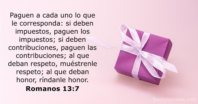 Romanos 13:7