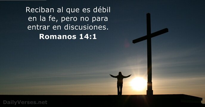 romanos 14:1