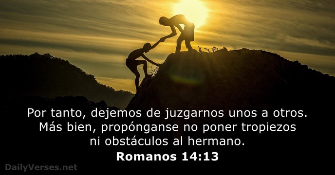 romanos 14:13