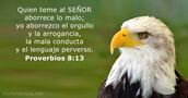 proverbios 8:13