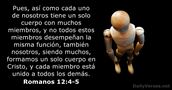 romanos 12:4-5