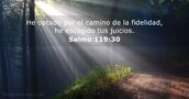 salmos 119:30