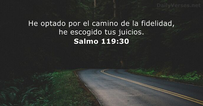 salmos 119:30