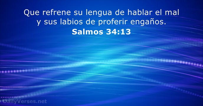 salmos 34:13