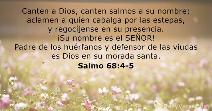 Salmos 68:4-5