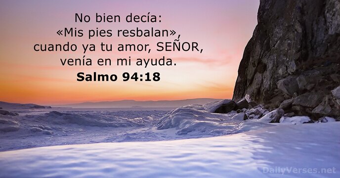 Salmos 94:18