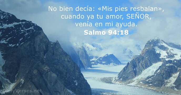 Salmos 94:18