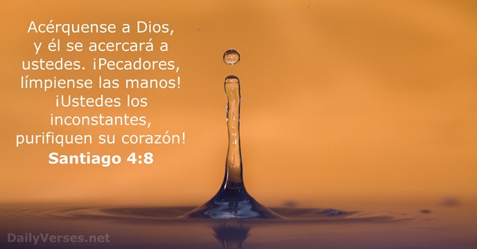 santiago 4:8