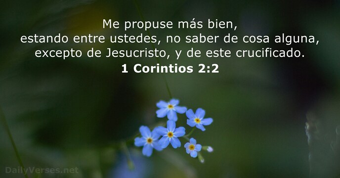 1 Corintios 2:2