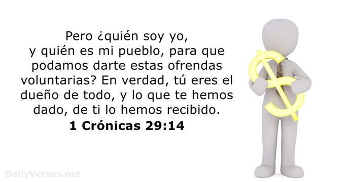 1 Crónicas 29:14