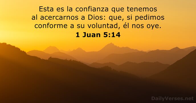 1 Juan 5:14