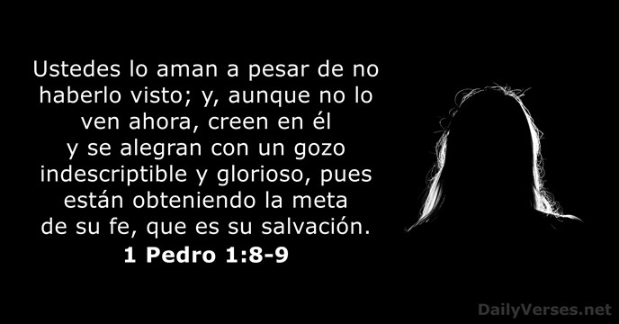 1 Pedro 1:8-9