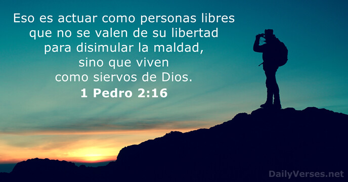 1 Pedro 2:16