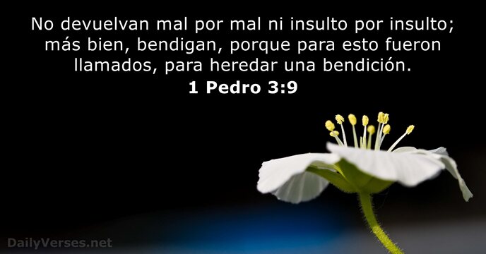 1 Pedro 3:9