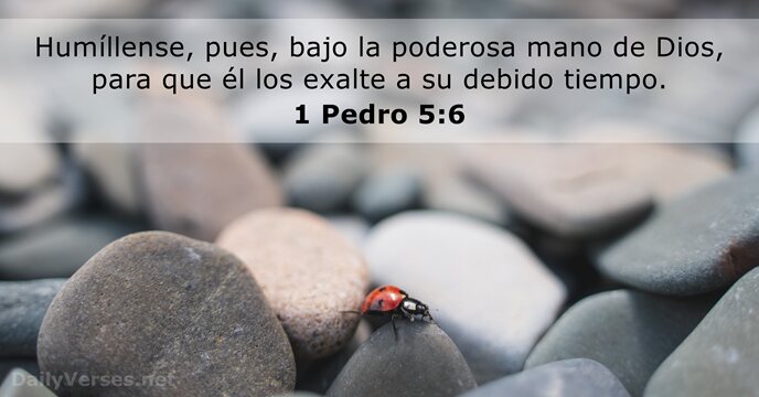 1 Pedro 5:6