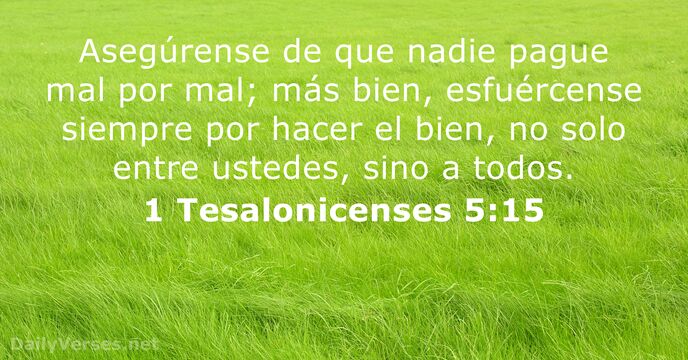 1 Tesalonicenses 5:15