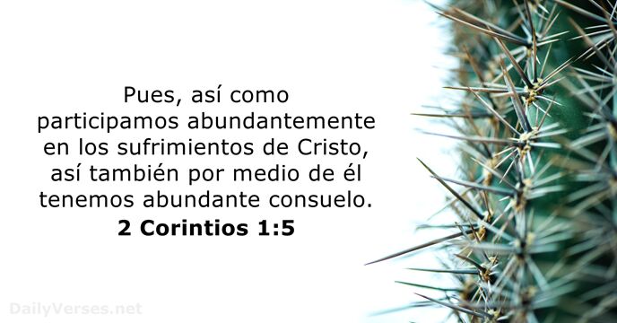 2 Corintios 1:5