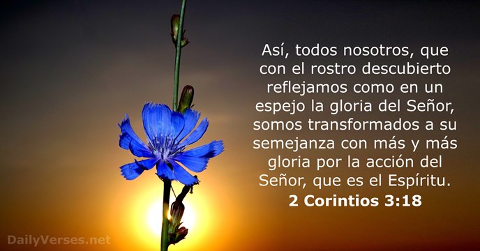 2 Corintios 3:18