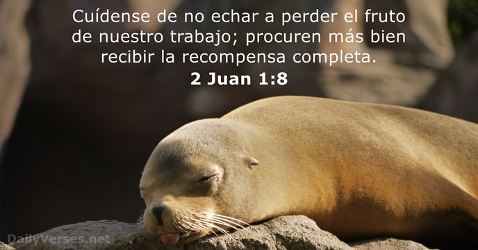 2 Juan 1:8