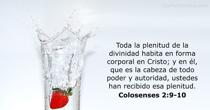 Colosenses 2:9-10