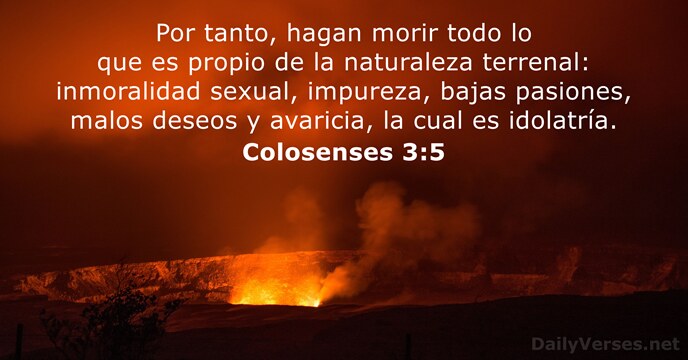 Colosenses 3:5
