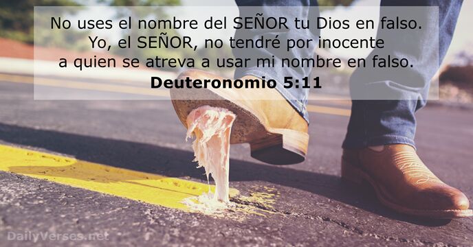 Deuteronomio 5:11