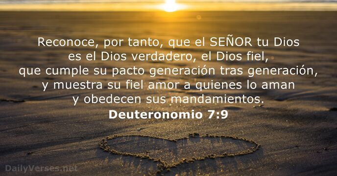 Deuteronomio 7:9