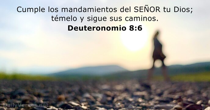 Deuteronomio 8:6