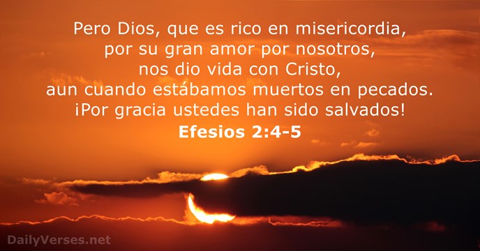 Efesios 2:4-5