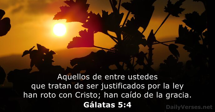 Gálatas 5:4