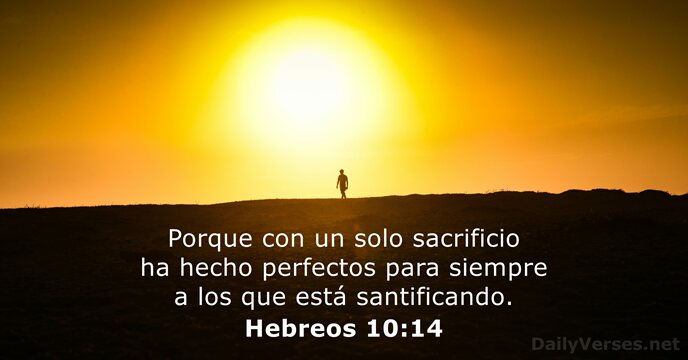 Hebreos 10:14