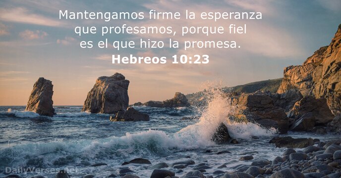 Hebreos 10:23