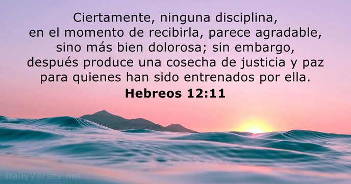 Hebreos 12:11
