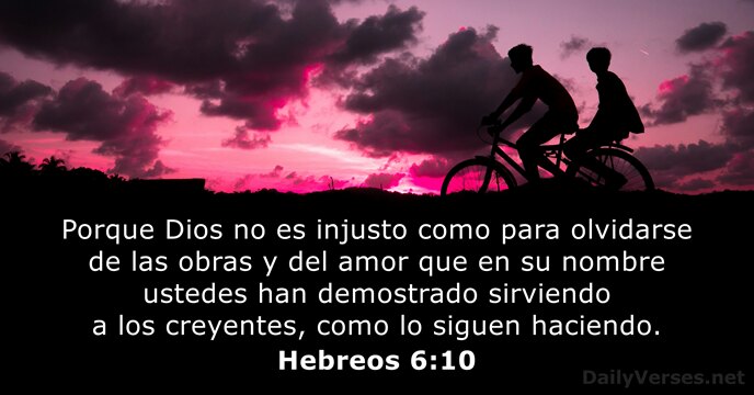 Hebreos 6:10