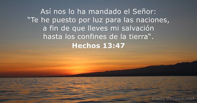 Hechos 13:47