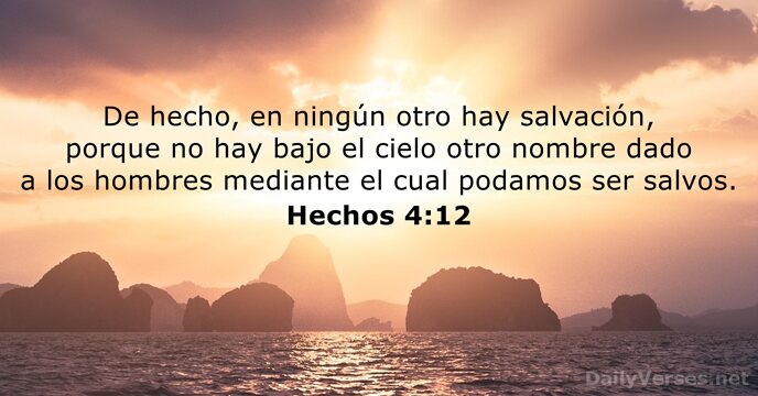 Hechos 4:12