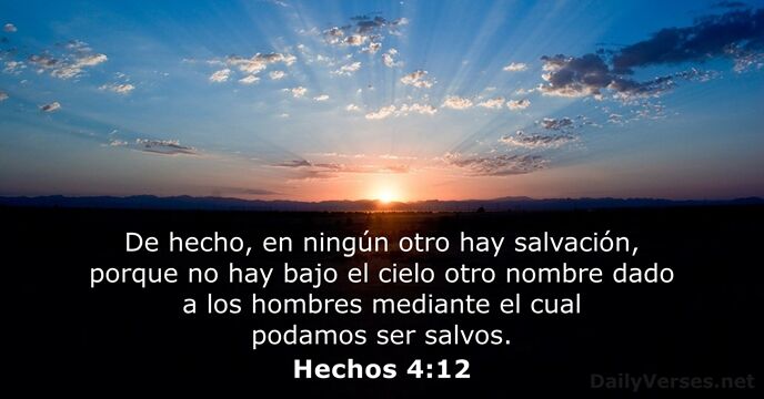 Hechos 4:12