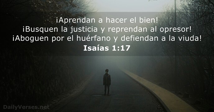 Isaías 1:17
