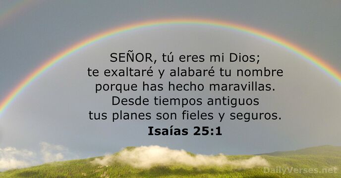 Isaías 25:1