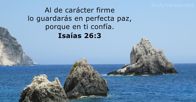 Isaías 26:3