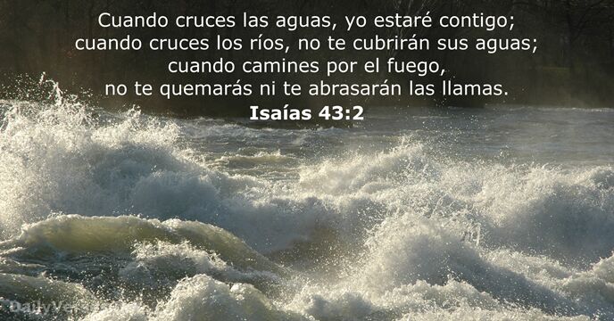 Isa as 43 2 Vers culo De La Biblia DailyVerses