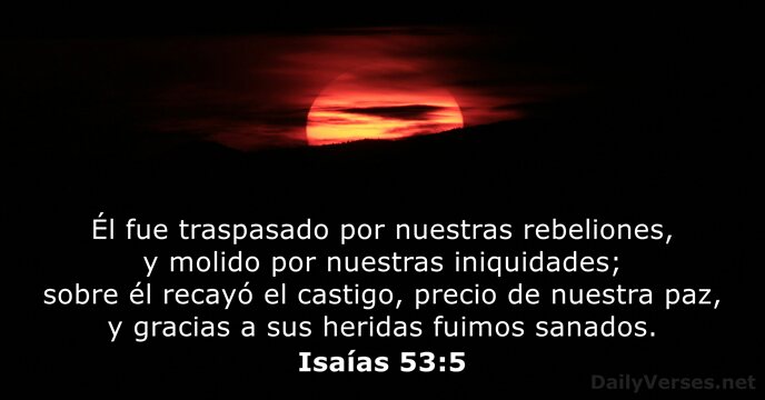 Isaías 53:5