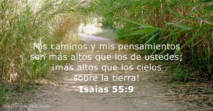 Isaías 55:9