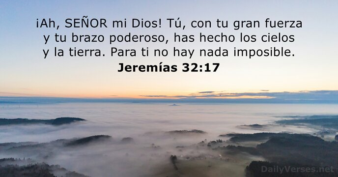 Jeremías 32:17